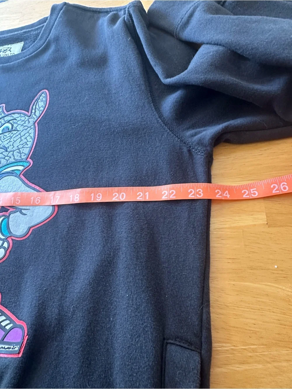 Vintage Ecko Unlimited Black Sweatshirt with Colorful Rhino Mascot. Size L - Picture 7 of 9
